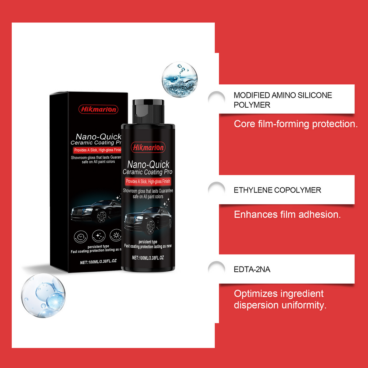 Nano Ceramic Car Coating Spray – Surface Shine & Protection