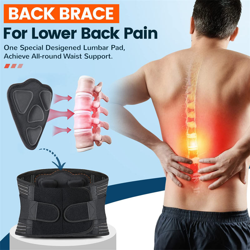 Lumbar Support – Adjustable Lower Back Support Belt for Work, Daily Wear & Comfort