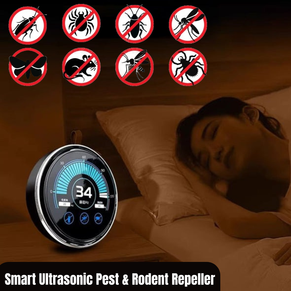 Smart Ultrasonic Pest & Rodent Repeller – My store