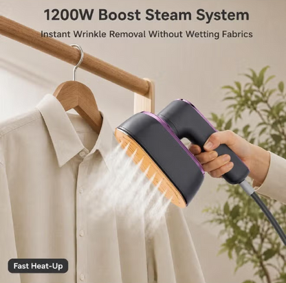1000W Portable Mini Steam Iron – Foldable Ceramic Travel Iron