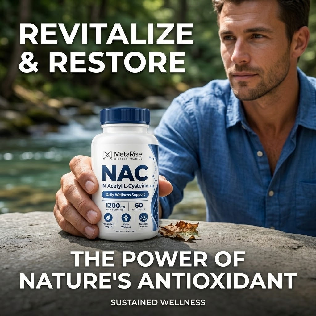 NAC Capsules – Glutathione Precursor & Antioxidant Support, 60 Count