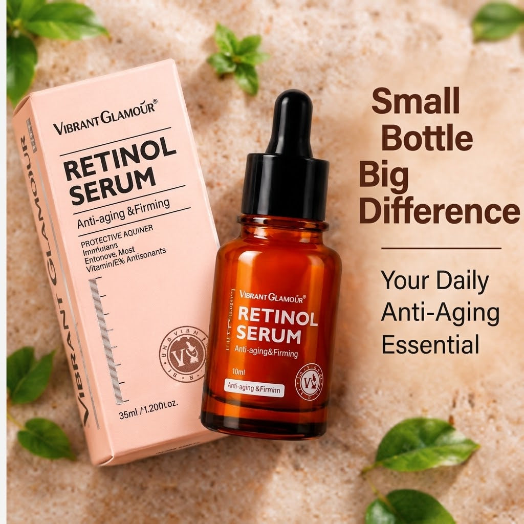 Retinol Facial Serum – Moisturizing Brightening & Firming Anti-Aging Skincare for Fine Lines