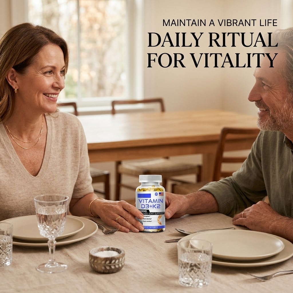 Vitamin D3 + K2 Softgels – Bone & Joint Wellness Support