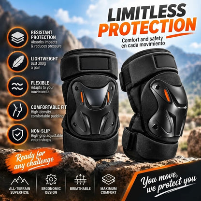 Knee & Elbow Protection Shock-Absorbing for  Motorcycle & Outdoor Sports