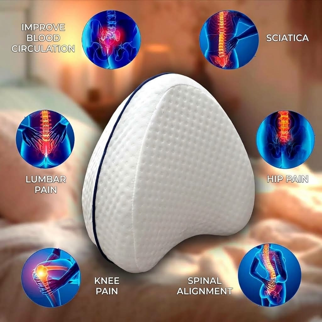 Leg Pillow Support Wedge – Comfortable Back, Hip, Knee & Leg Positioning Pillow
