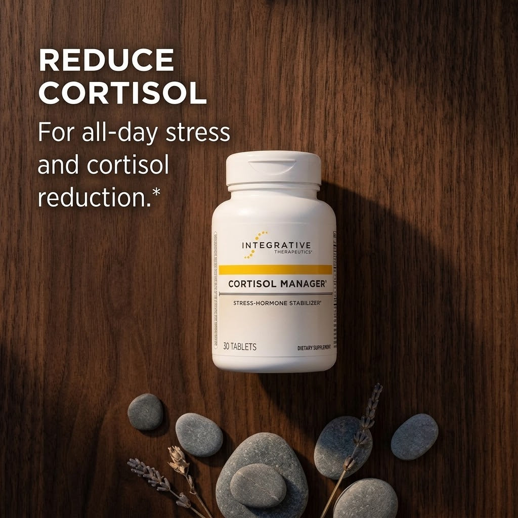 Cortisol Manager Supplement – Ashwagandha, L-Theanine & Vitamins for Stress & Sleep Support