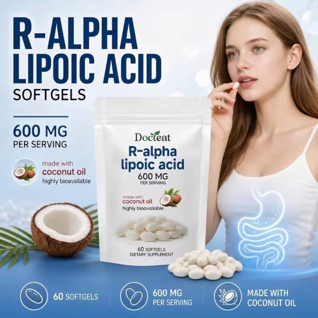 R-Alpha Lipoic Acid Softgels – Antioxidant & Daily Wellness Support