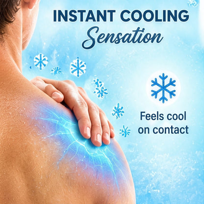 CHILLFLEX Cooling Relief Gel – Menthol Massage Gel for Body Comfort
