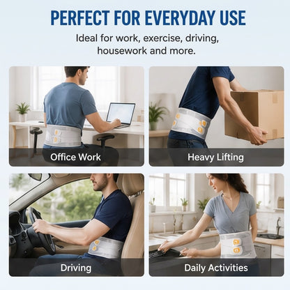 Lumbar Support Belt Adjustable Back Support for Everyday Comfort