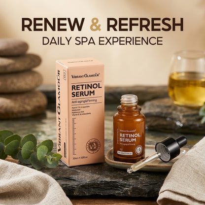 Retinol Facial Serum – Moisturizing Brightening & Firming Anti-Aging Skincare for Fine Lines