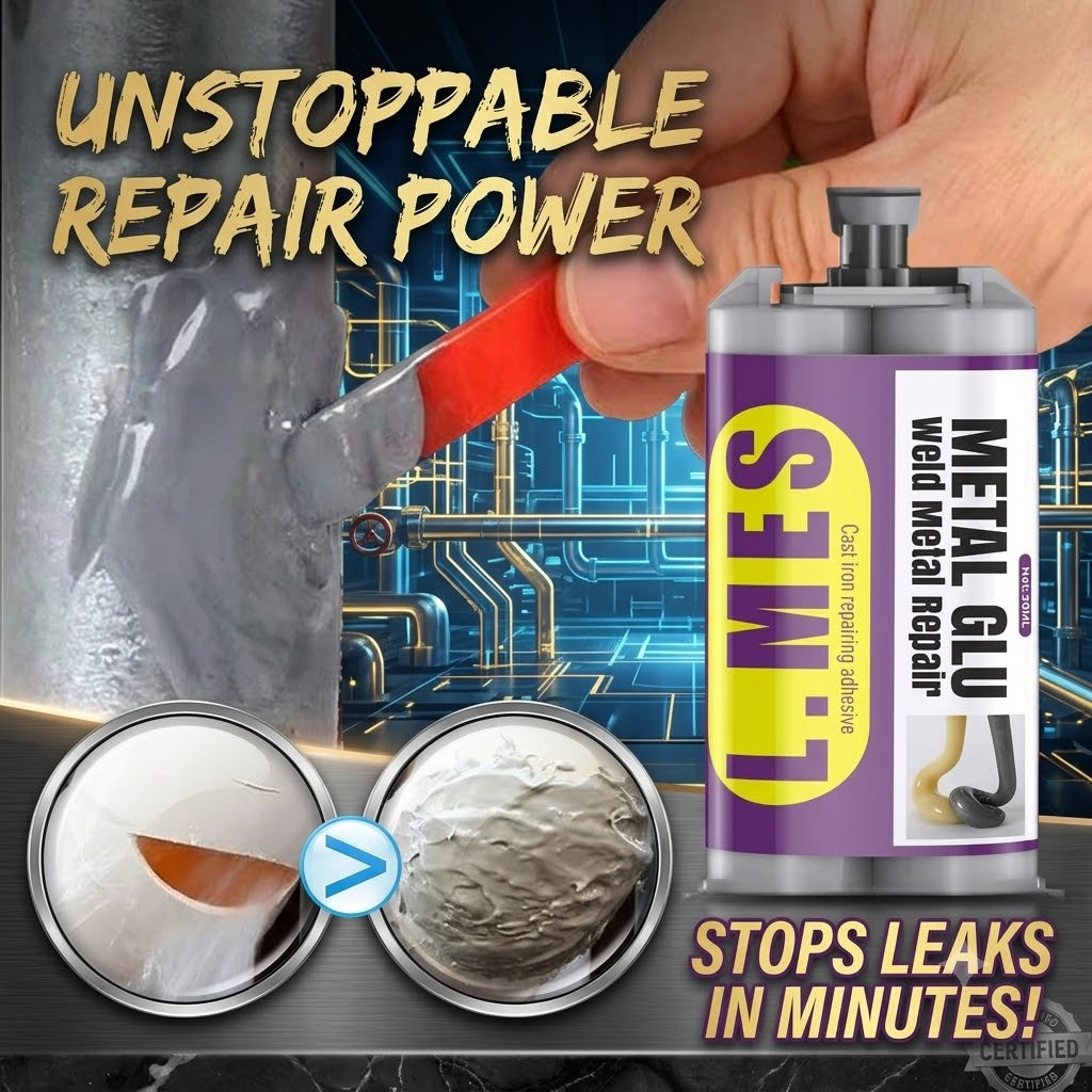 Heavy-Duty Metal Repair Waterproof Adhesive for Cracks, Leaks