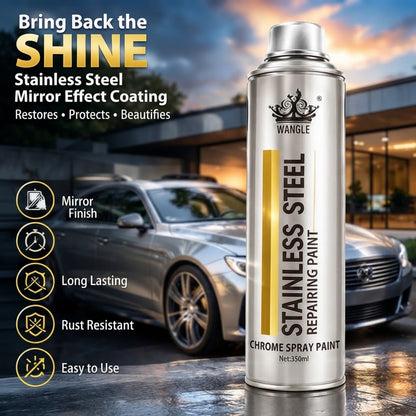 350ml Metallic Repair Spray Paint Stainless Steel Coating