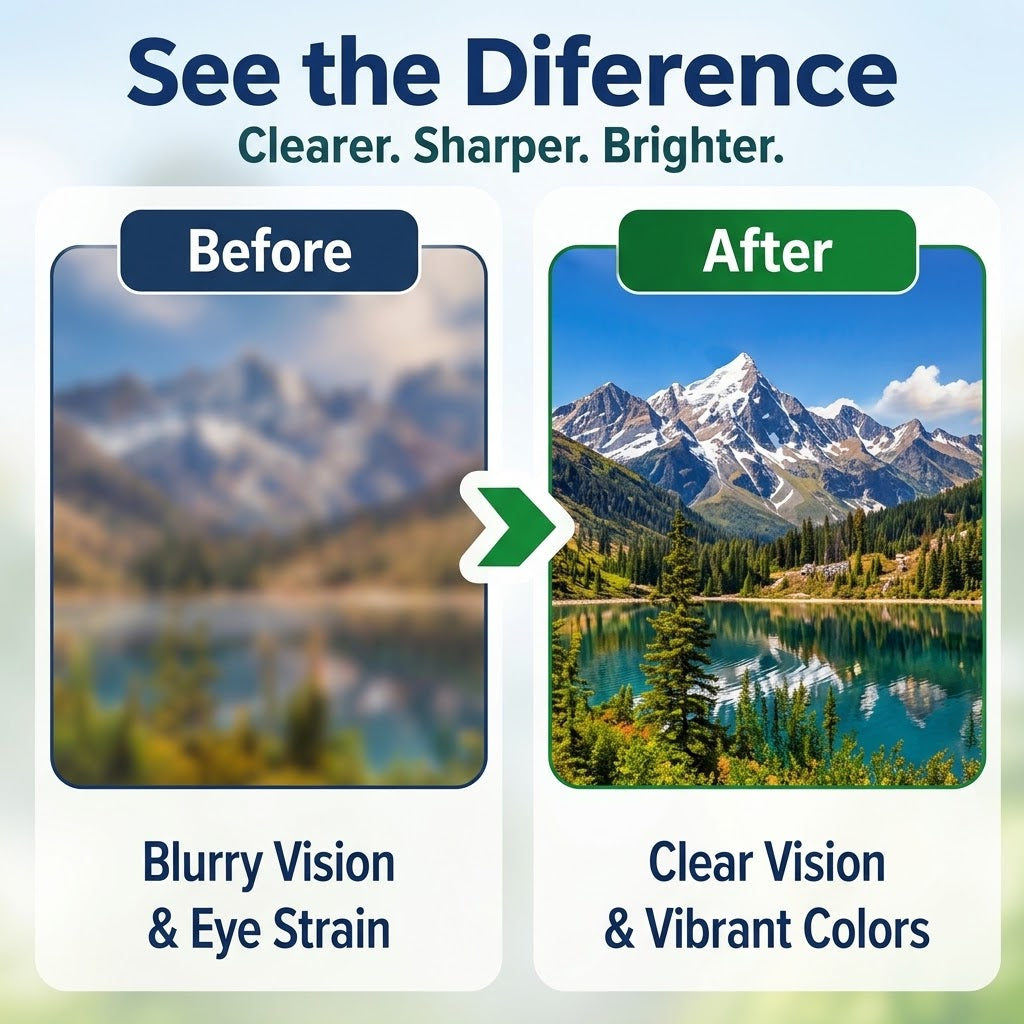 Eye Health Support Softgels with Lutein, Zeaxanthin & Essential Vitamins