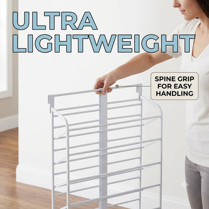 Over Door Shoe Rack Hanging Shoe Organizer for Front Door, Bedroom & Home