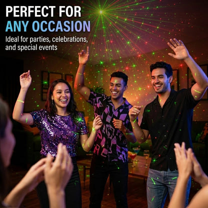Mini Laser Stage Light Projector – Party & Home DJ Lighting