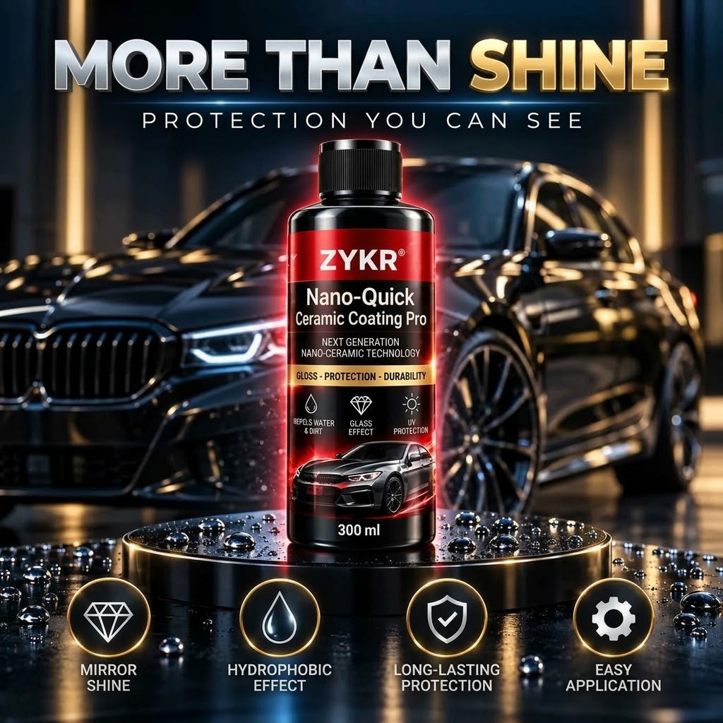 Ceramic Car Surface Coating Agent – Mild Polishing, Refurbishment & Brightening Care