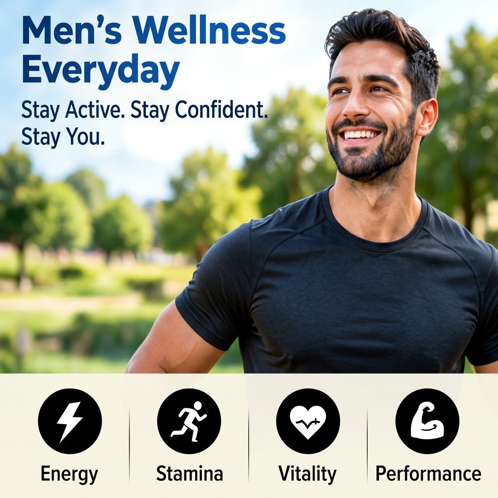 Men’s Fertility Support Supplement with Maca Root, CoQ10 & D-Aspartic Acid