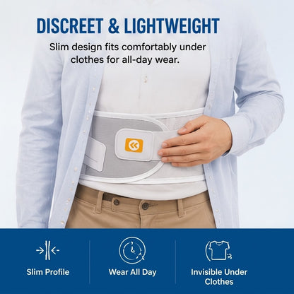 Lumbar Support Belt Adjustable Back Support for Everyday Comfort