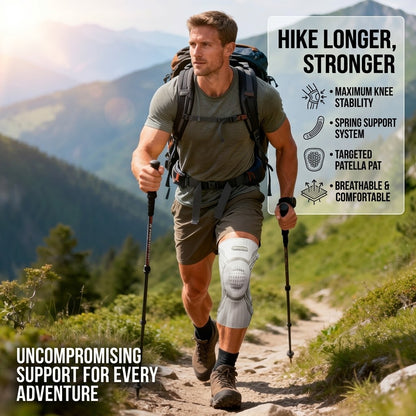 Adjustable Knee Compression Sleeve - Knee Support for Fitness, Basketball & Running