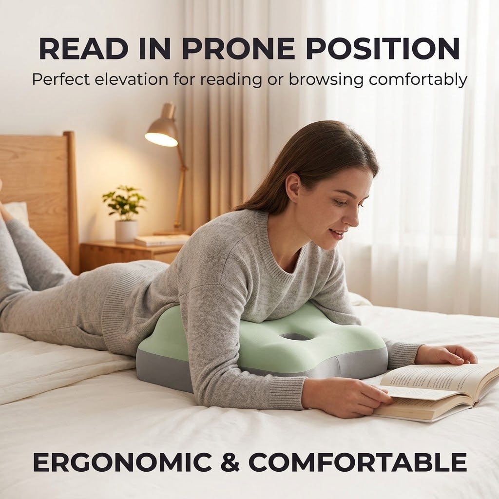 Multi-Functional Bedhead Pillow – Prone Sleeping, Hip Elevation & Semi-Reclining Backrest