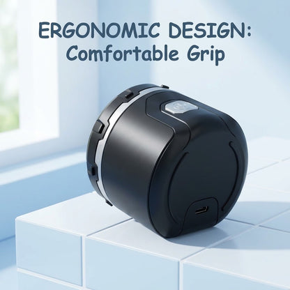 Men’s Titanium Alloy Blade Grooming Trimmer – Rechargeable All-in-One Beard & Hair Shaver