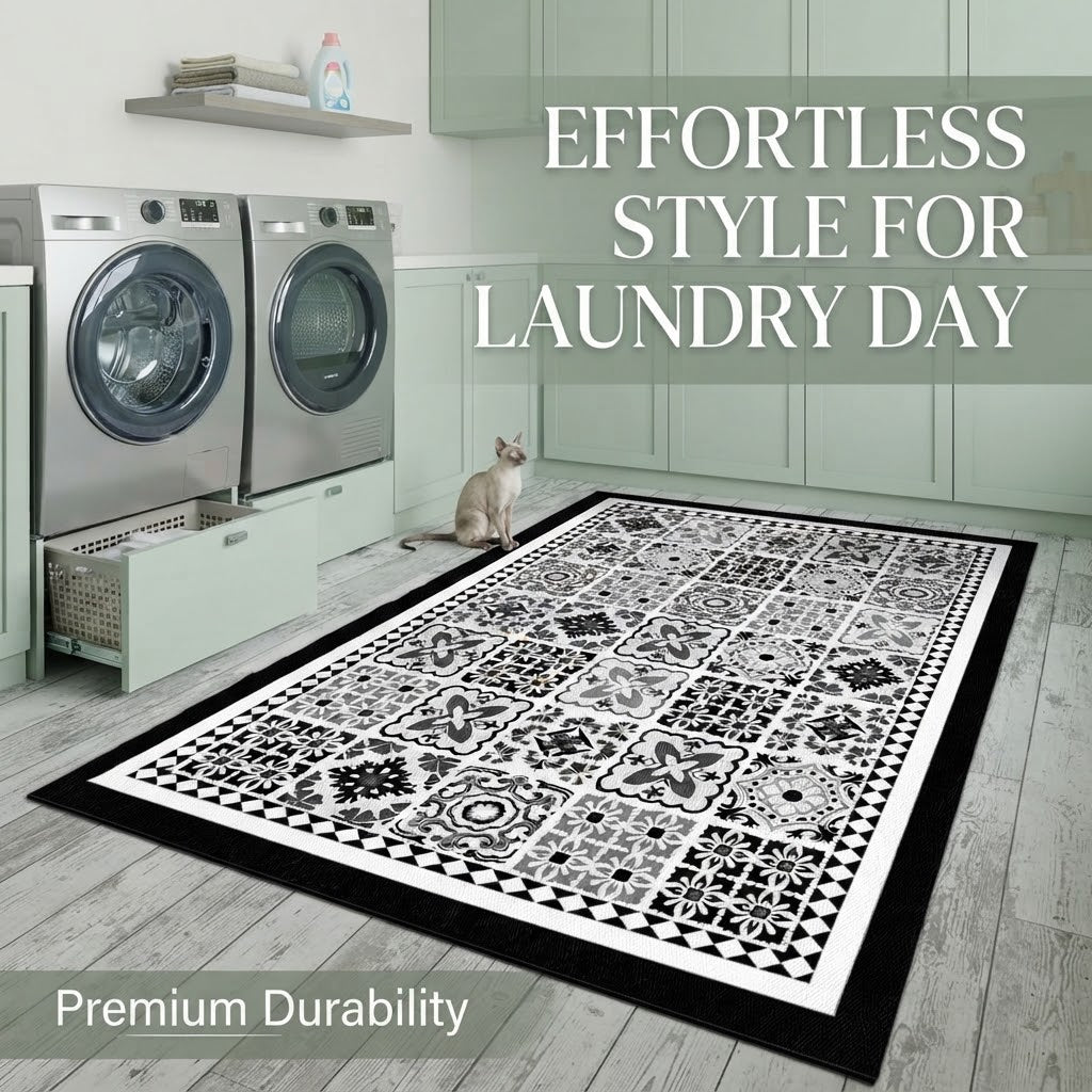 Non-Slip PVC Kitchen Floor Mats – Absorbent & Easy-Clean Kitchen Rugs