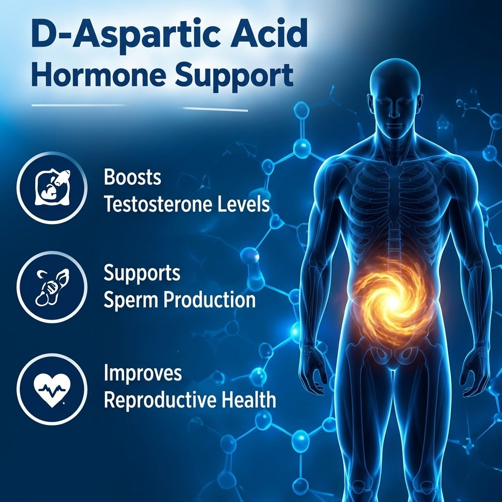 Men’s Fertility Support Supplement with Maca Root, CoQ10 & D-Aspartic Acid