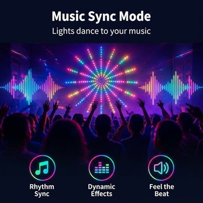 RGB Fireworks LED Lights – USB Remote Control Strip Lights