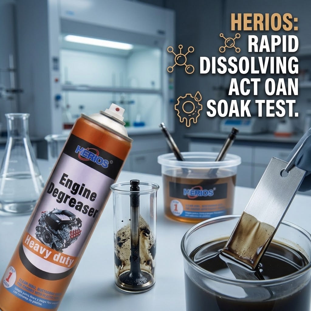 HERIOS Heavy-Duty Engine Degreaser – Auto Parts Cleaning Spray