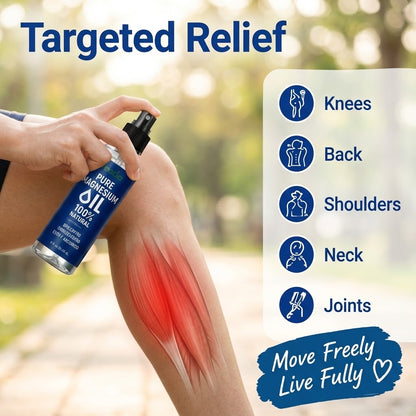 Pure Magnesium Oil Spray – Non-Greasy Topical Body Care
