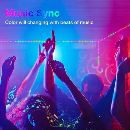 Smart APP LED Pixel Strip Light USB 5V RGB Lights for Party Christmas Decor