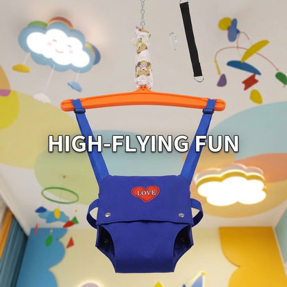 Portable Baby Jumper Soothing Toy – Adjustable Height Infant Activity & Play Center