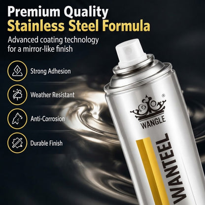 350ml Metallic Repair Spray Paint Stainless Steel Coating