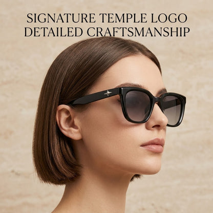 Unisex Square Polarized Sunglasses – UV400 Retro Fashion Eyewear for Men & Women