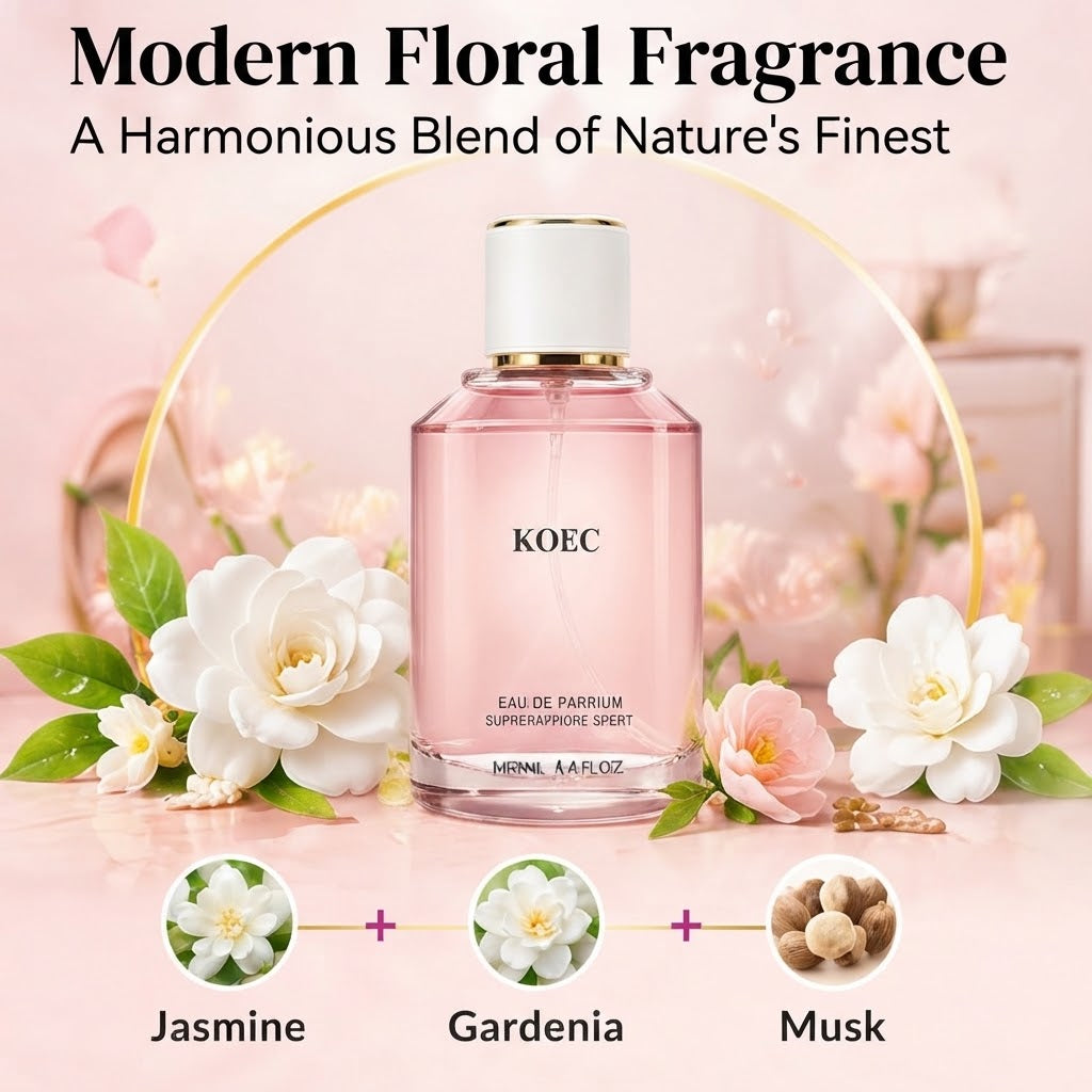 Women’s Jasmine & Gardenia Eau de Parfum – 100ml Floral Fragrance