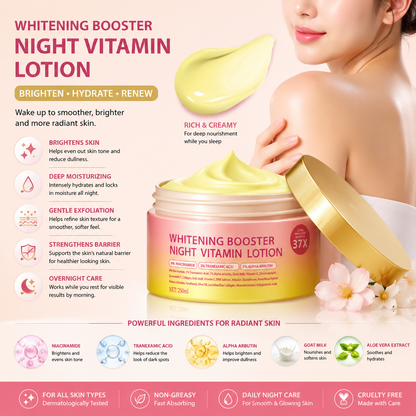 Night Whitening Vitamin Lotion Niacinamide Body Moisturizer