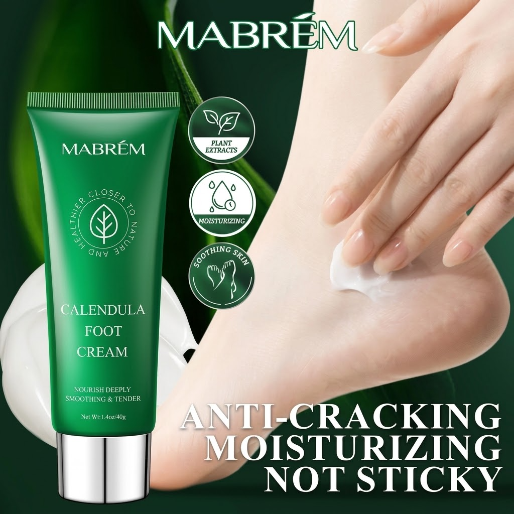 Calendula Foot Care Cream – Moisturizing Nourishing Cream for Dry & Cracked Feet