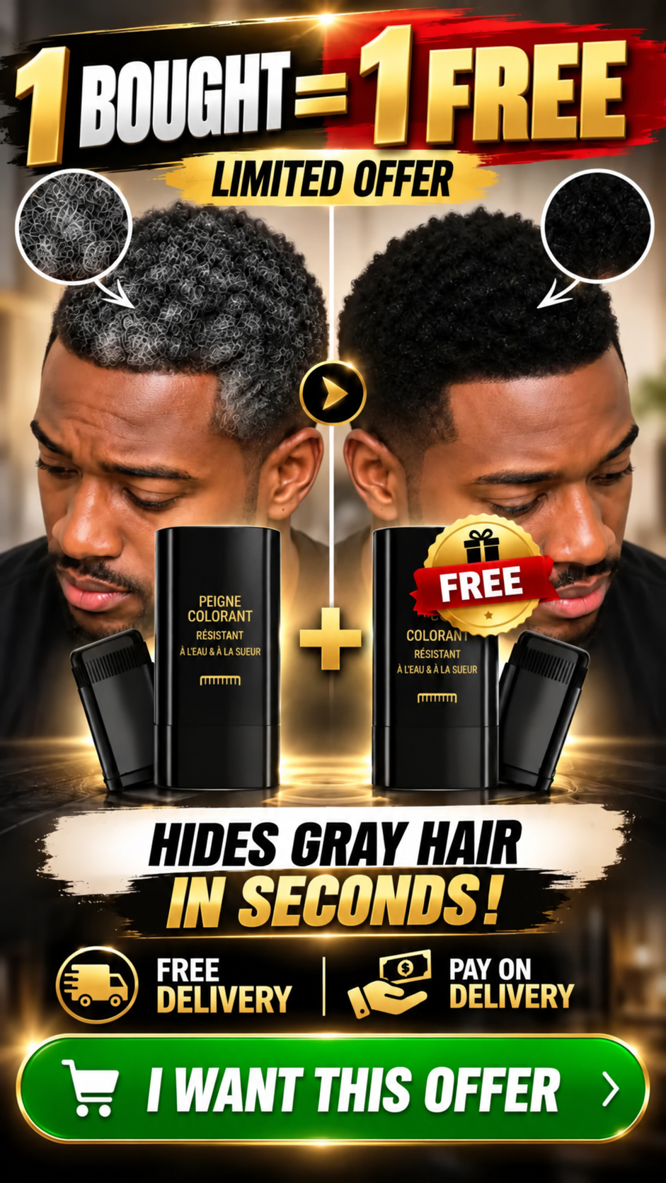 Gray Hair Stick
