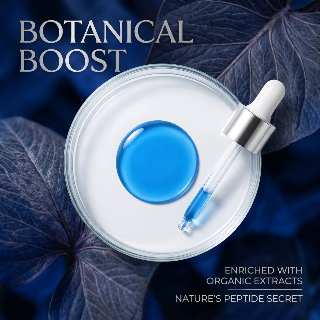 Blue Copper Peptide Serum -I Anti-Aging Facial Serum for Firming & Smoother Skin