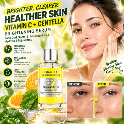 Vitamin C Centella Brightening Serum – Hydrating, Soothing & Anti-Aging Facial Skincare