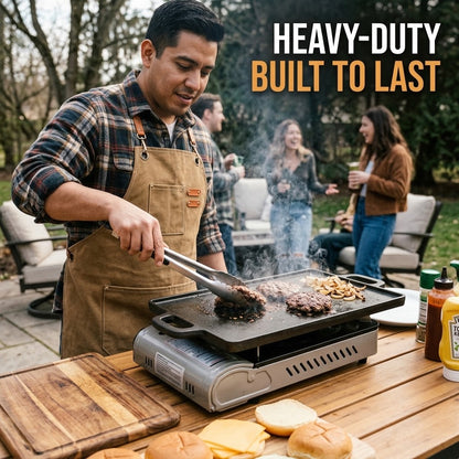 Cast Iron Campfire Griddle – Heavy-Duty Outdoor Cooking Plate