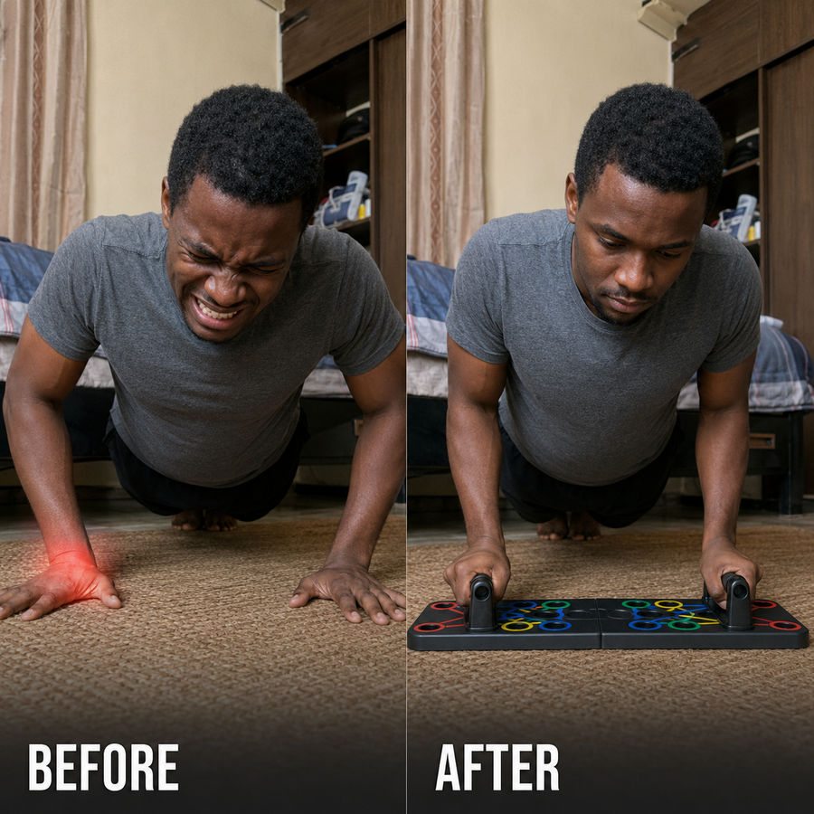 Every time you get down, your wrists start screaming before your chest even feels the work.