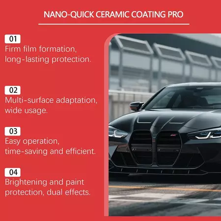 Ceramic Car Surface Coating Agent – Mild Polishing, Refurbishment & Brightening Care