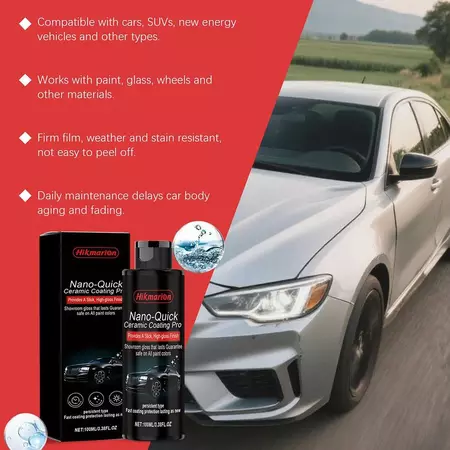 Ceramic Car Surface Coating Agent – Mild Polishing, Refurbishment & Brightening Care