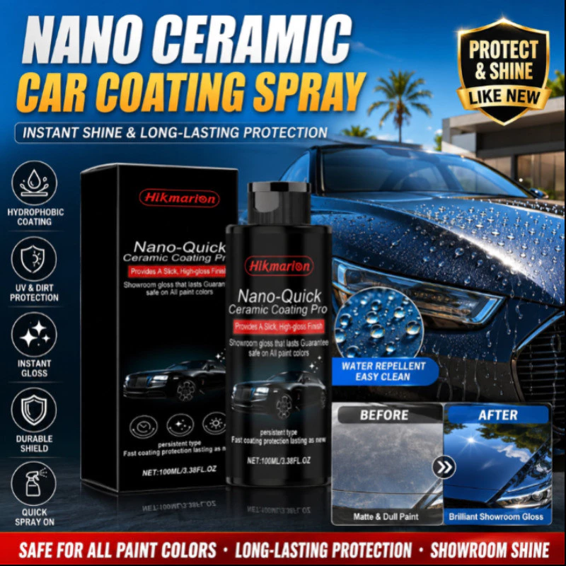 Nano Ceramic Car Coating Spray – Surface Shine & Protection