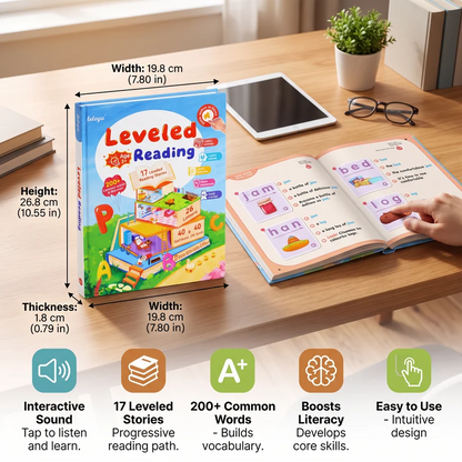 Interactive Reading Sound Book for Kids – Rechargeable Learning Toy