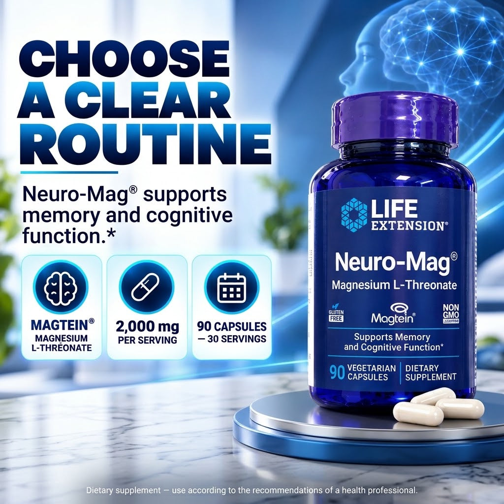 Magnesium L-Threonate Capsules – Brain & Daily Wellness Support
