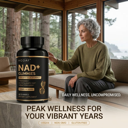 NAD+Gummies with Resveratrol – Daily Wellness and Cellular Energy Support